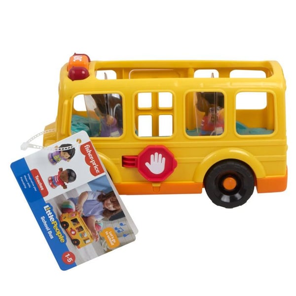 Fisher-Price Little People - Koulubussi - Musiikin ty�nt�auto HYT03