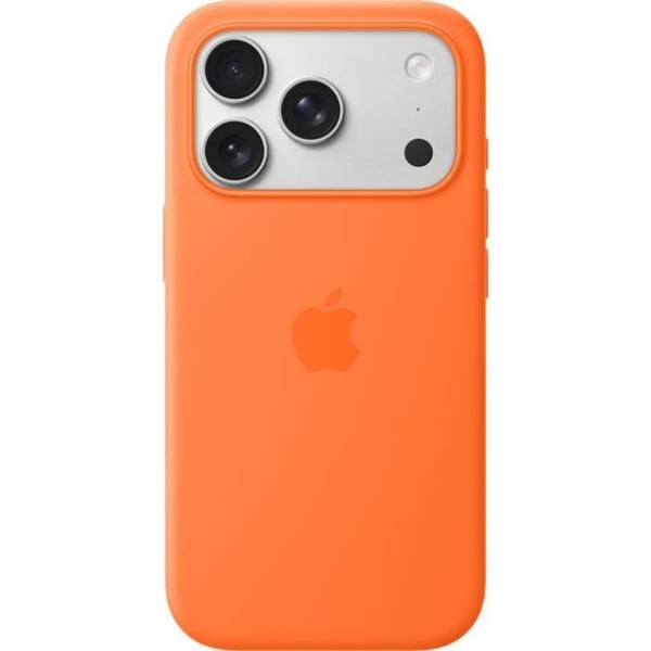 APPLE iPhone 17 Pro - Silikonecover med MagSafe - Orange