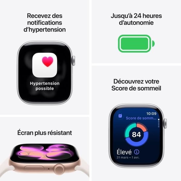 Apple Watch Series 11 GPS + Cellular - 42 mm - Urkasse i naturlig titanium - Stengrå sportsrem - S/M