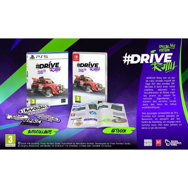 #DRIVE Rally - Special Edition til PS5 | Arcade rallyracerspil med co-pilot og lokal party