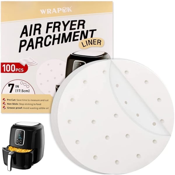 Bagepapir til frituregryde 17,5x17,5 cm 7x7 tommer 100 stk.