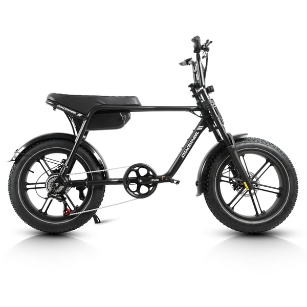 Sähköinen Fatbike Cmacewheel K20, 48V 18Ah irrotettava akku, musta