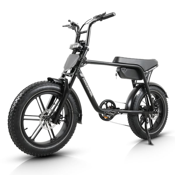 Sähköinen Fatbike Cmacewheel K20, 48V 18Ah irrotettava akku, musta