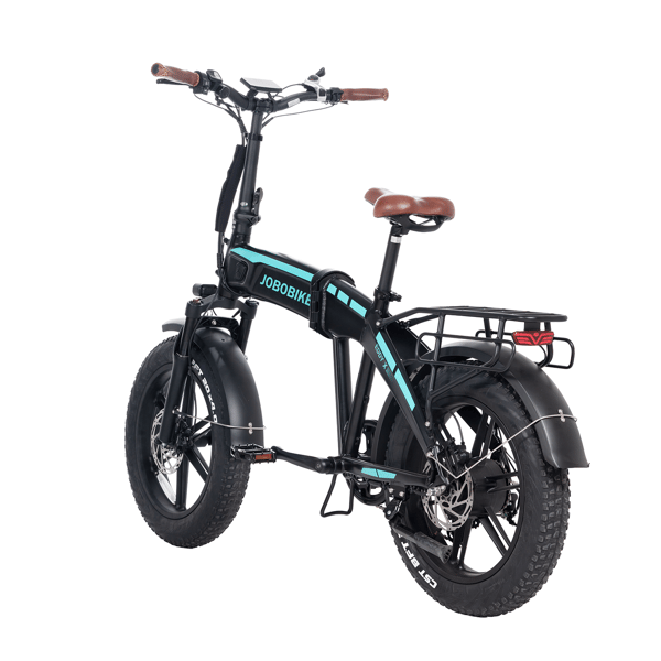 JOBOBIKE Eddy X kokoontaitettava fatbike-sähköpyörä, musta