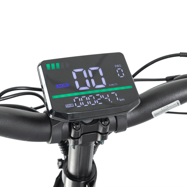 JOBOBIKE Eddy X kokoontaitettava fatbike-sähköpyörä, musta