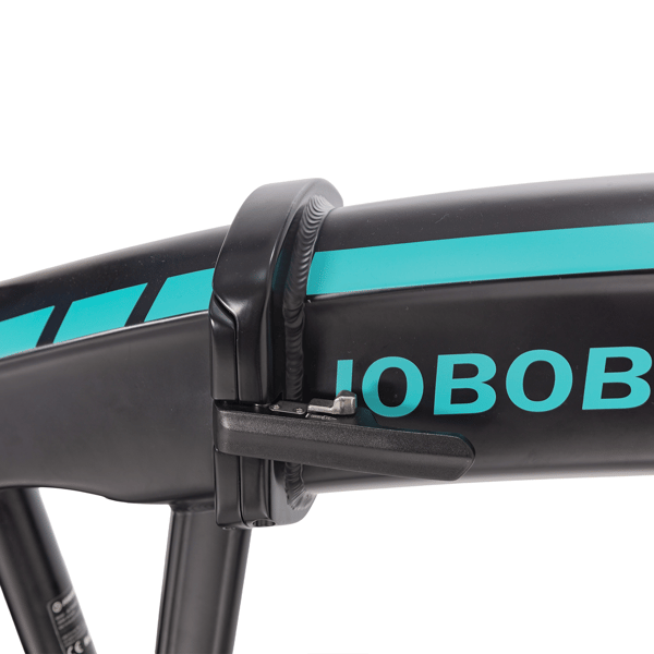 JOBOBIKE Eddy X kokoontaitettava fatbike-sähköpyörä, musta