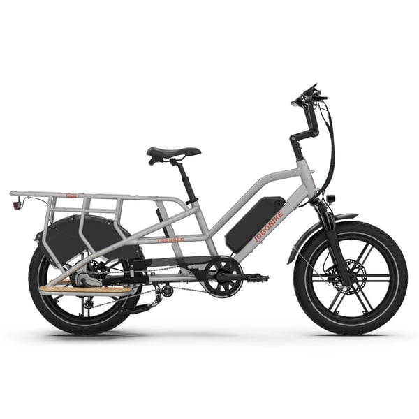 JOBOBIKE Transer sähköinen tavarapyörä 720 Wh, harmaa