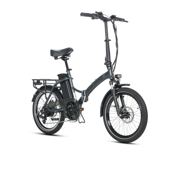 JOBOBIKE Sam kevyt kokoontaitettava sähkökaupunkipyörä, harmaa