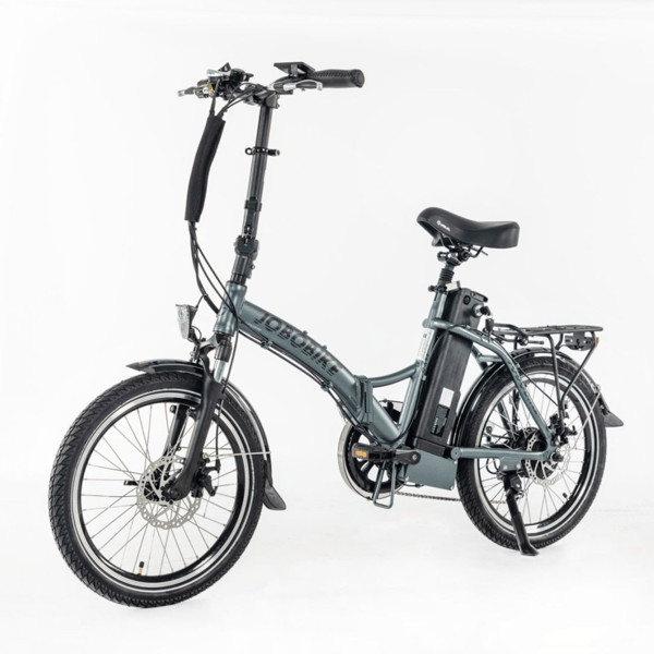 JOBOBIKE Sam kevyt kokoontaitettava sähkökaupunkipyörä, harmaa