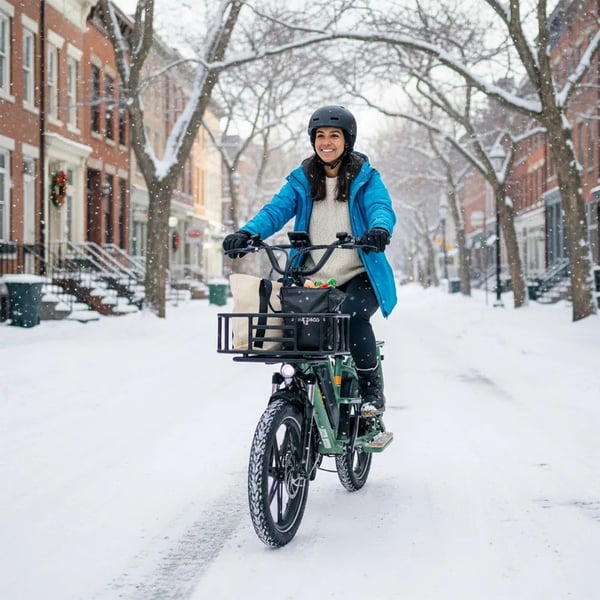 JOBOBIKE Transer sähköinen tavarapyörä 720 Wh, harmaa