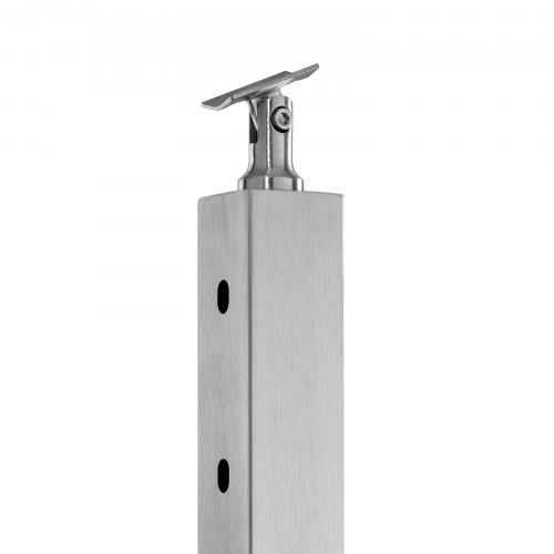 Kabelräckesstolpe, 106,7x5,1x5,1 cm, Silver, Rostfritt stål