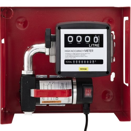 Diesel brændstofpumpe, 40 L, 300 W, 35x30x23 cm, selvansugende