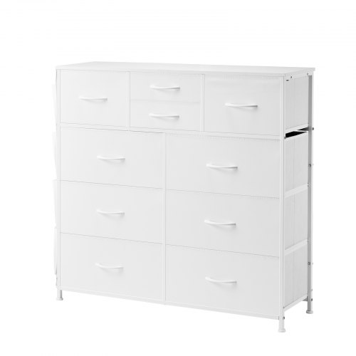 Kommode, 100x30x97,5 cm, Hvid, Stofopbevaring