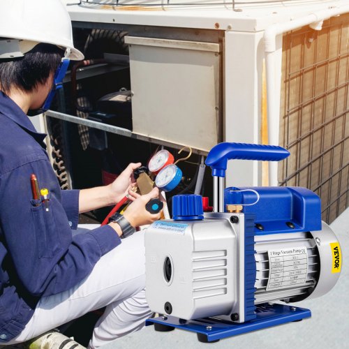 Vakuumpumpe, 183 L/min 246W 1-trins køling, metal