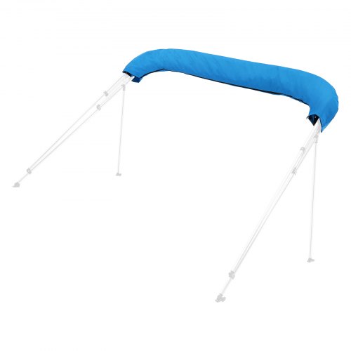 Båd Bimini-top kaleche, 96x97-103 cm, Blå, Polyester, Vandtæt
