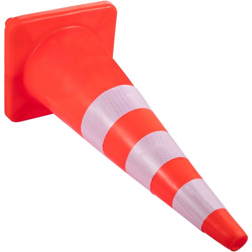 Trafikkegle, 90x37x37 cm, Orange, PVC