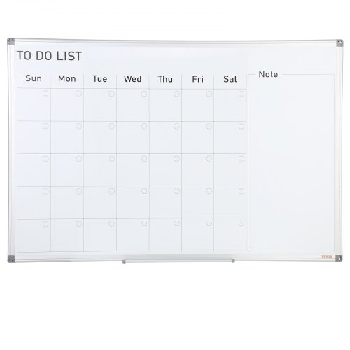 Kalender Whiteboard, 91,5x61x5 cm, Magnetisk, Månadsplanerare
