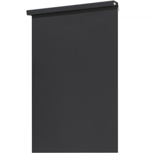 Pakkeleveringsboks, 44x35x58,3 cm, Sort, Galvaniseret stål
