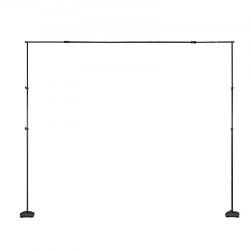 Baggrundsstativ, Justerbart fotobaggrundsstativ sæt, 260x300 cm, Sort, Kraftig
