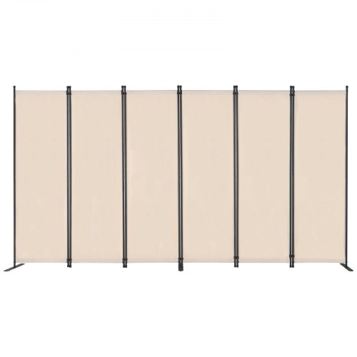 Rumdeler, 3110x1805x450 mm, Beige, Sammenklappelig Privatlivsskærm Rumdeler, 3110x1805x450 mm, Beige, Sammenklappelig Privatlivsskærm