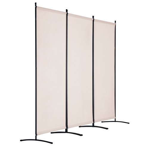 Rumdeler, 2600x1840x520 mm, Beige, Sammenklappelig afskærmningsskærm