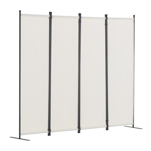 Rumdeler, 228x45x172,5 cm, Hvid, Stofskærm