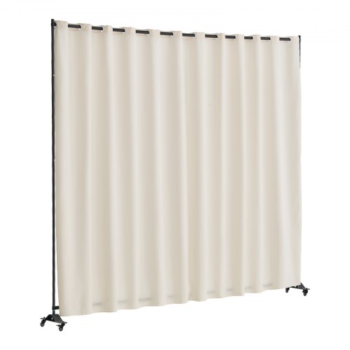 Tilanjakaja 308,5x45x245,5 cm beige, näkösuoja