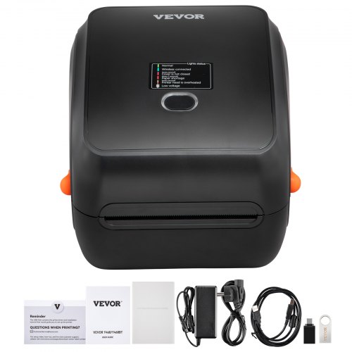 Termisk etiketprinter, 300DPI, 251x206x183 mm, trådløs Bluetooth
