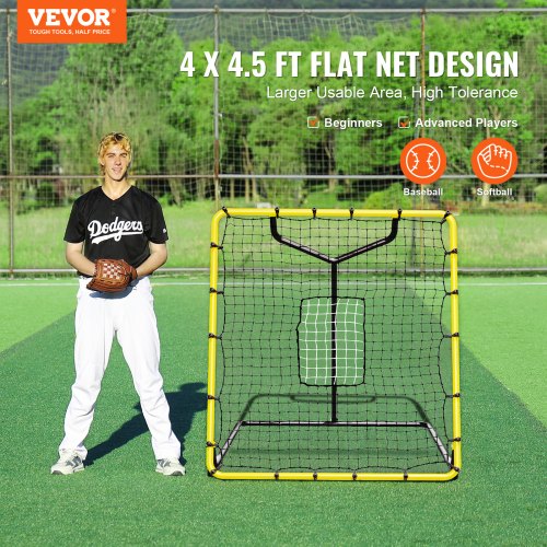 Rebound-net, 139,3x123x127 cm, justerbare vinkler, stål