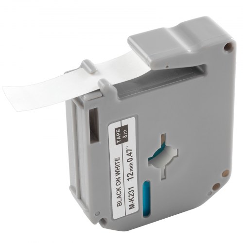 Etikettemaskine tape, 4-pak, 95x50x16 mm, sort på hvid, vandtæt