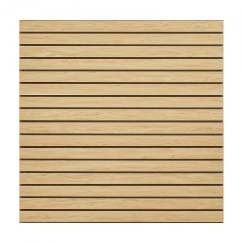 Lamellvægpanel, 122x122x1,8 cm, Bøgetræ, MDF opbevaring