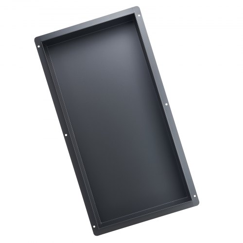 Bruseniche 33x63,5x10,2 cm Sort Rustfrit Stål Opbevaring