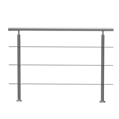 Handledare, 150x10.4x106 cm, Silver, Rostfritt stål