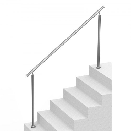 Trappräcke, 180x8.7x106 cm, Silver, Rostfritt stål