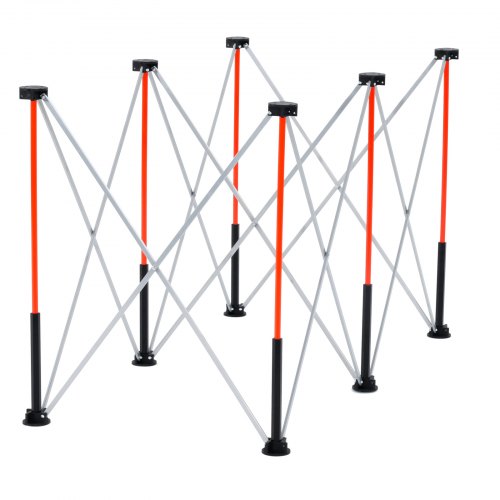 Fällbart arbetsbord, 126,6x66,5x73,3 cm, Förvaringsväska, Aluminium