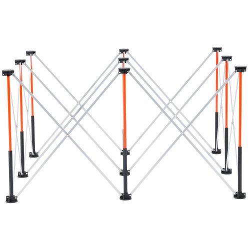 Fällbart arbetsbord, 126,6x66,5x73,3 cm, Förvaringsväska, Aluminium Fällbart arbetsbord, 126,6x66,5x73,3 cm, Förvaringsväska, Aluminium