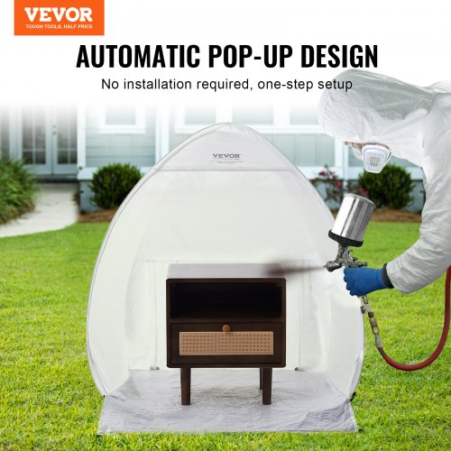 Spraymalingstelt, 101,6x88,9x101,6 cm, Bærbar, Pop-up, Polyester
