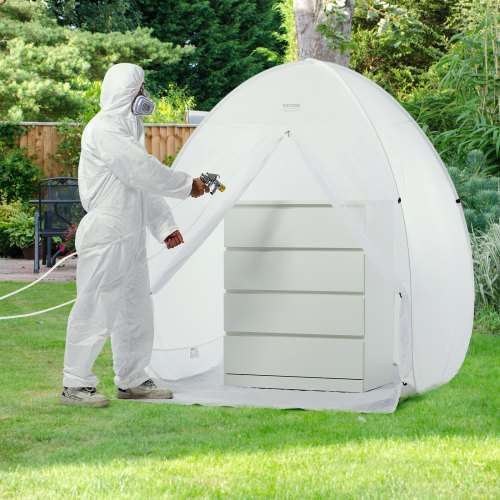 Spraymalingstelt, 152,4x152,4x177,8 cm, Bærbar, Pop-up, Polyester