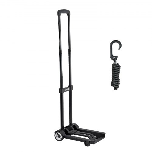 Sammenklappelig sækkevogn 32x23.5x96.5 cm sort, foldbar vogn