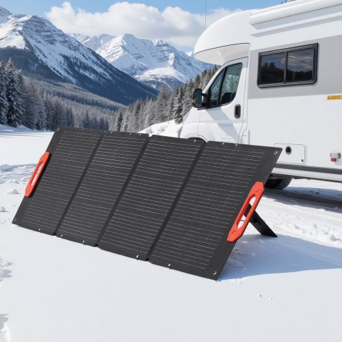 Solpanel, 150W foldbar monokrystallinsk, 169,5x59x1,3 cm, bærbar