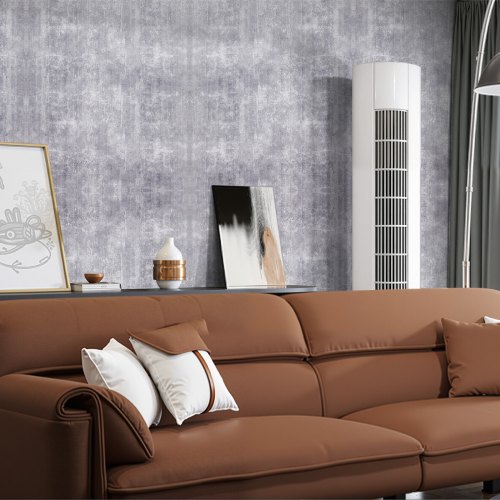 Tapet, 40x1500 cm, Mørkegrå, Vinyl