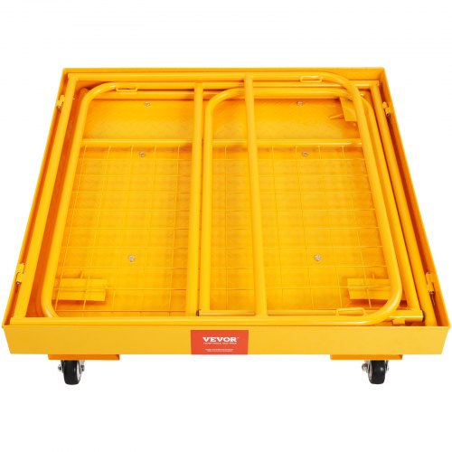 Gaffeltruck sikkerhedsbur, 91,4x91,4 cm, sammenklappelig, metal