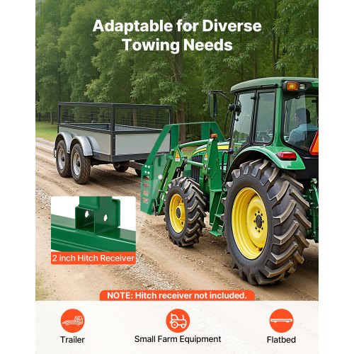 Pallelgafler, Skid Steer palleløfterramme-tilbehør, 106,5x12,7x75,2 cm, stål