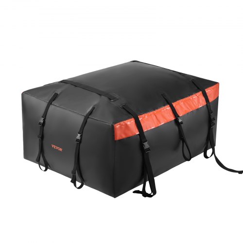 Auton kattotavaratilan laukku, 120x89x53,5 cm, musta, vedenpitävä PVC