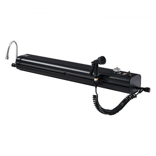 Tagbærer vandtank 109,5x19x13,5 cm sort aluminium udendørs opbevaring