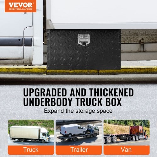 Underbody lastbilboks 91,4x35,6x40,6 cm aluminiumsopbevaring