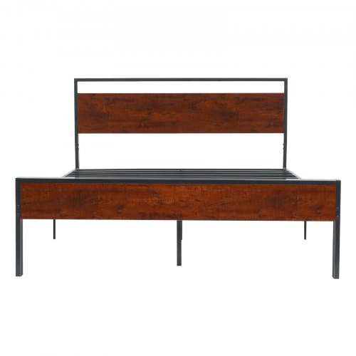 Sengestel, Queen Size, 213,5x153,5x99 cm, Sort, Metal, Opbevaring