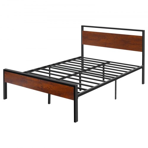 Sengeramme, 200,6x137,5x99 cm, Sort, Metal