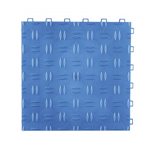 Garagegulvfliser, 30.5x30.5x1.3 cm, Blå, Skridsikkert gulv