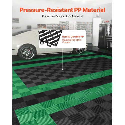 Afløbsgulvmåtte, 31x31x1,5 cm, Sort, PP-materiale